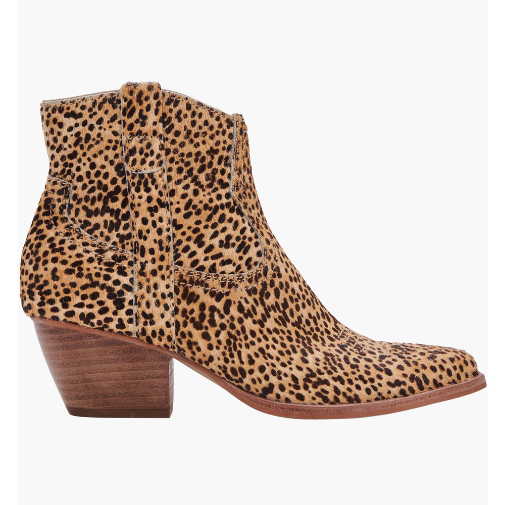 NWT DOLCE VITA Leopard Calf Hair Silma Bootie (7.5M)